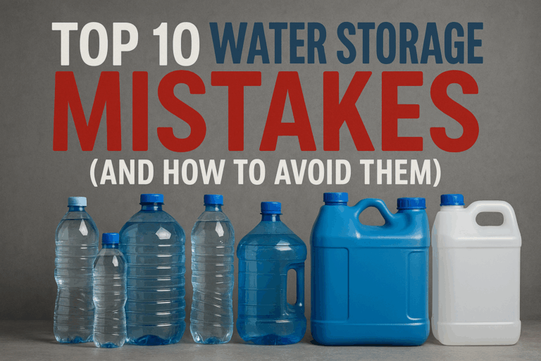 Top 10 Water Storage Mistakes (and How to Avoid Them)
