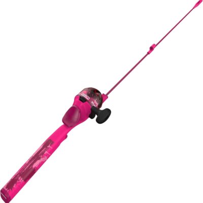 Kids Fishing Pole- Zebco Youth 29-Inch Floating Spincast Reel and Fishing Rod Combo, Size 20 Reel, Pre-Spooled with 6-Pound Cajun Line
