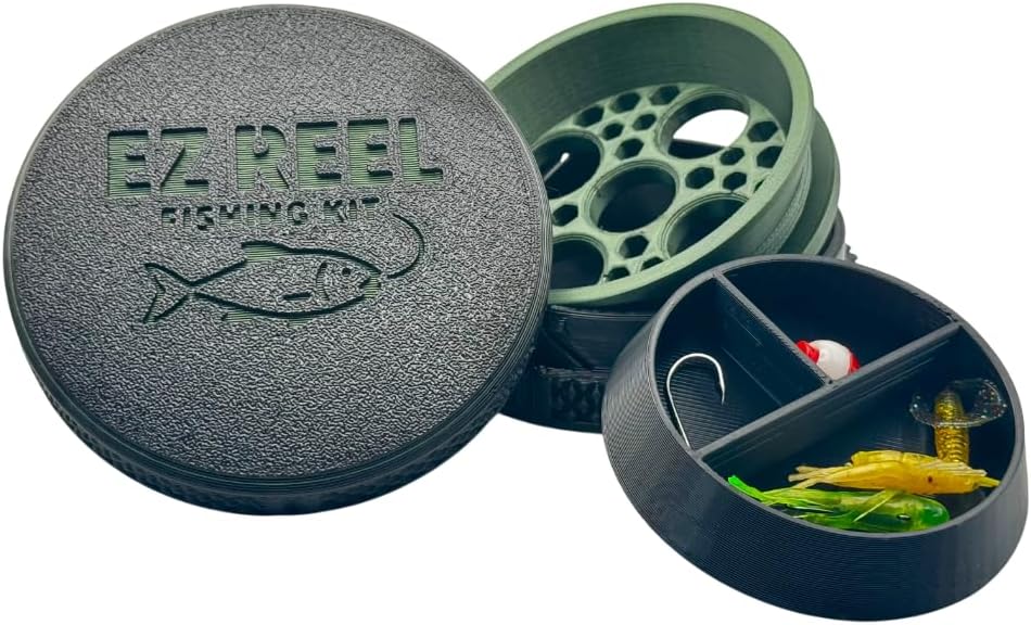 EZ Reel Fishing Kit – Pocket Size Handline Fishing Reel | Ultimate Compact Rodless Reel Fishing Kit for Hiking, Outdoors, and Adventure. - Image 3