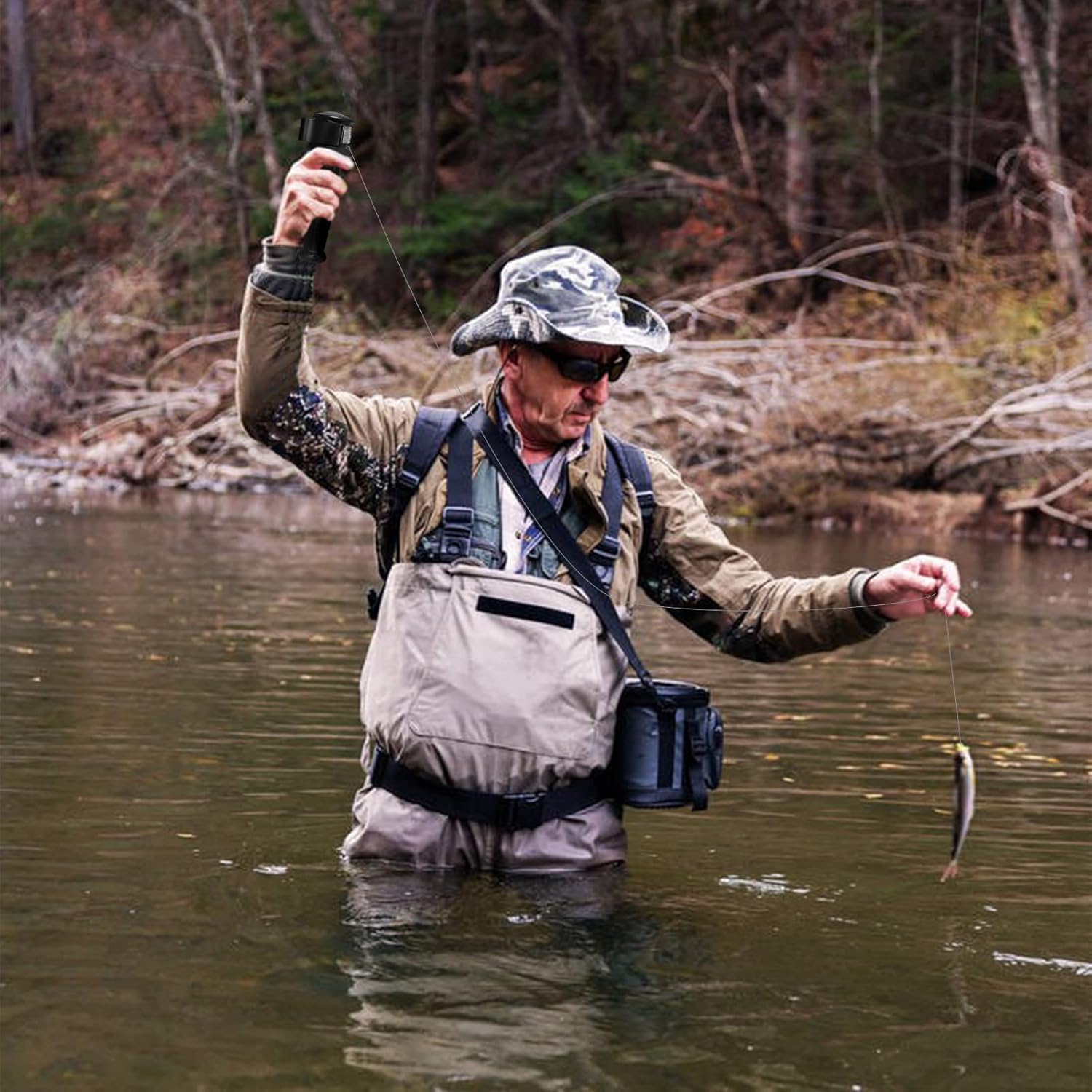 2.0 Backpacker Survival Fishing Kit, Emergency Lightweight Fishing System for Travel, Hiking, Camping - Image 3